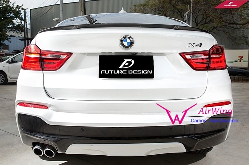 BMW F26 X4 - Performance style carbon trunk spoiler 02